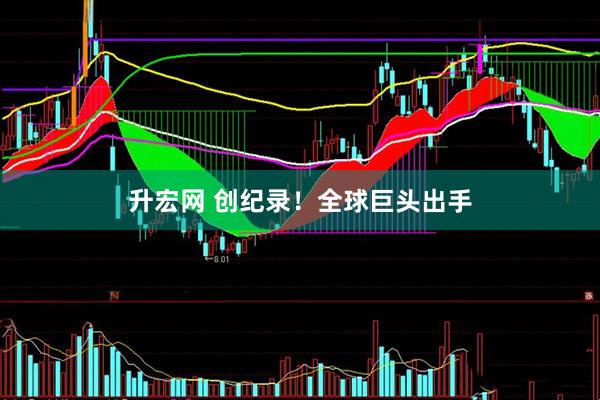升宏网 创纪录！全球巨头出手